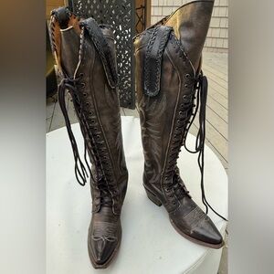 Free Bird Wilder Women's Tall Lace-Up Leather Boots